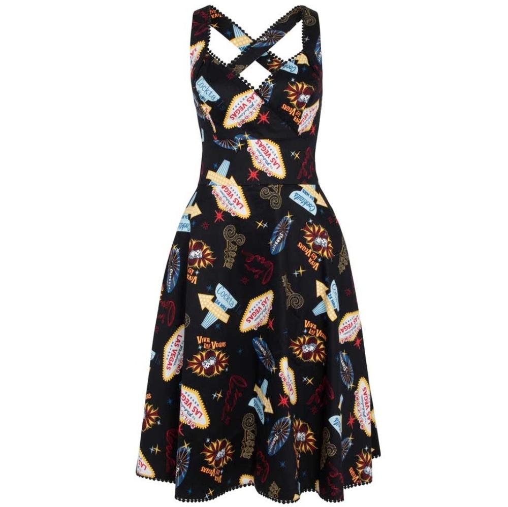 Voodoo Vixen Viva Las Vegas Dress w/ pockets!!